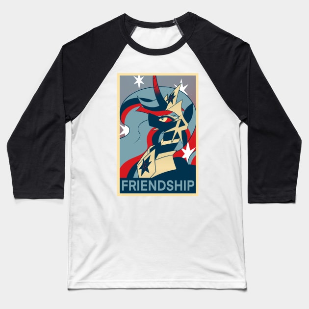 Everlasting Friendship Baseball T-Shirt by Marie Oliver